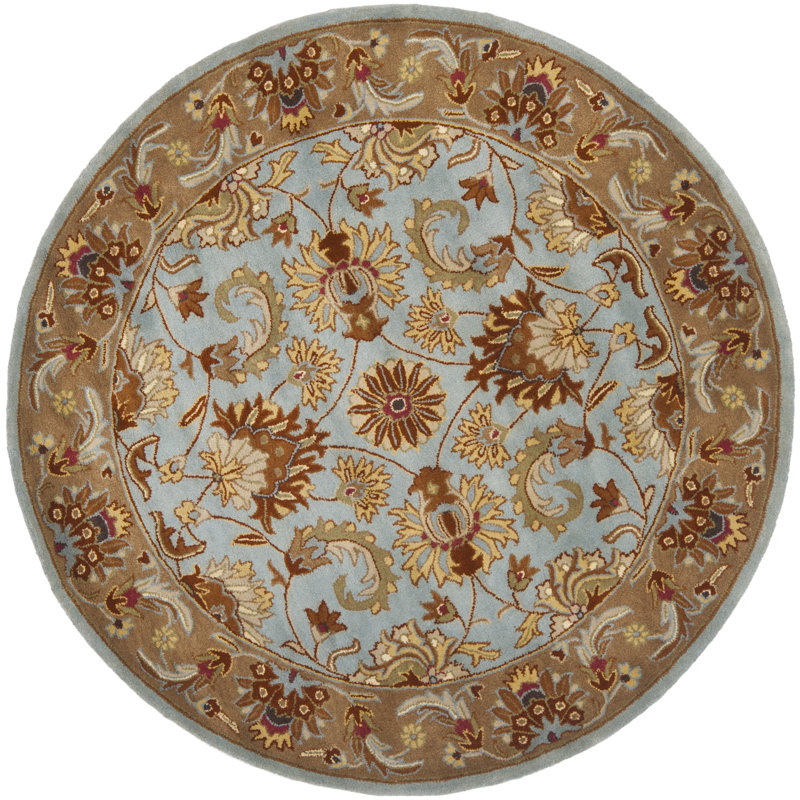 Cranmore Hand Tufted Wool Oriental Rug, Round 6'