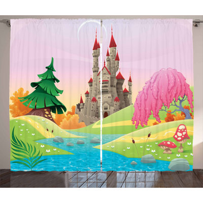 Semi-Sheer Rod Pocket Curtain Panels