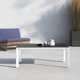 Riverside Aluminum Outdoor Patio Coffee Table by Modway