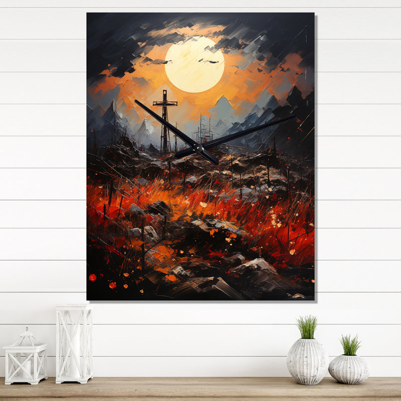 Horloge murale Christianity Calvary Hill The - Religion & Spirituality, Médium