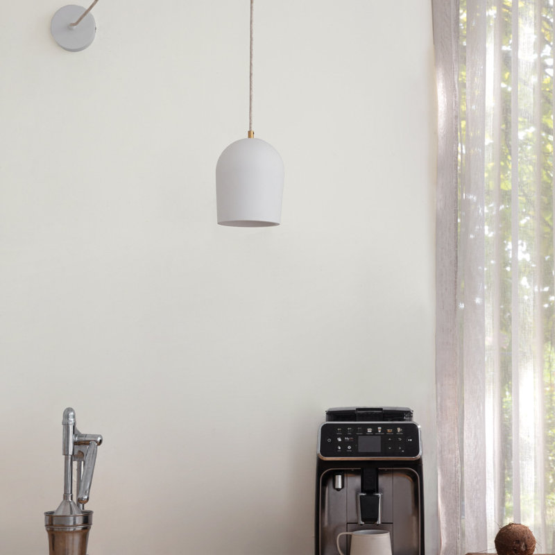 Rouleau de papier peint uni Inia, Blanc