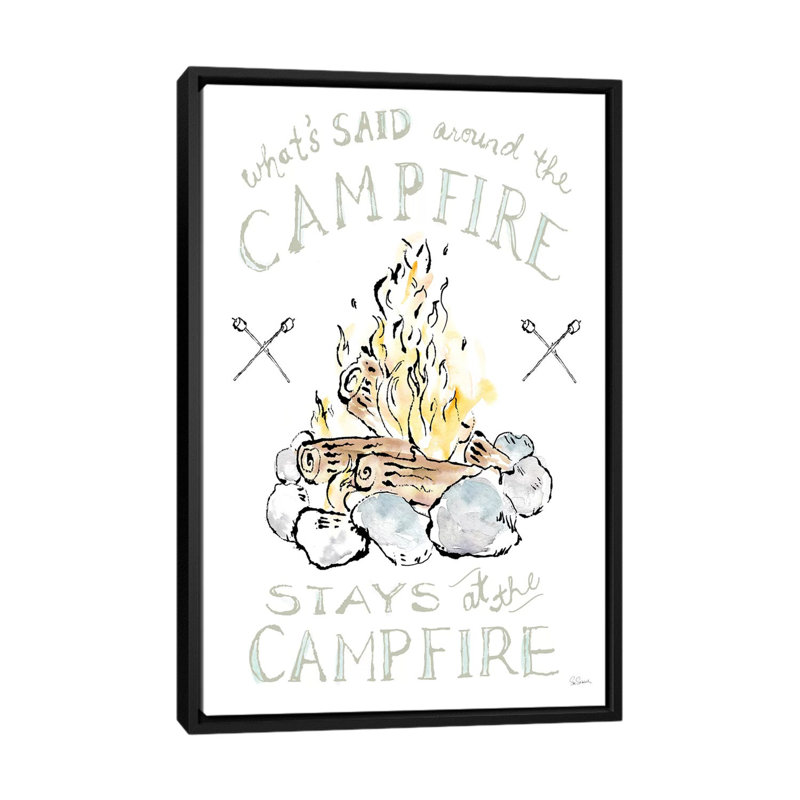 Copines de la cabane IV, reproduction d'art sur toile tendue, H 26 po x l 18 po x P 1,5 po, Toile encadrée noire