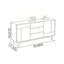 Buffet de rangement multifonctionnel en bois massif-373593171