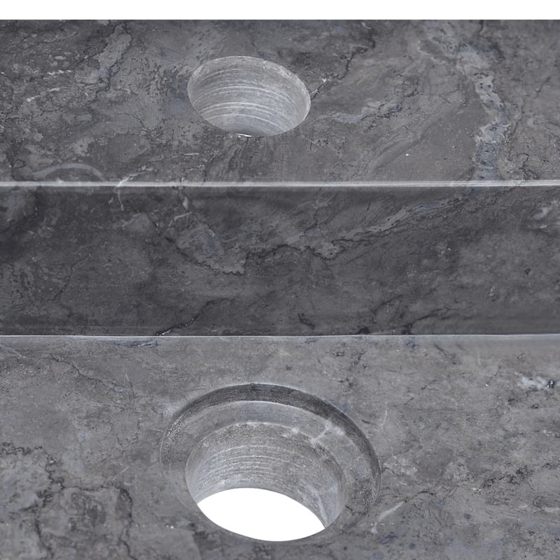Petit lavabo de comptoir VidaXL, Noir