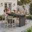 Tabouret de bar 29,5 po empilable 29 po-133665476