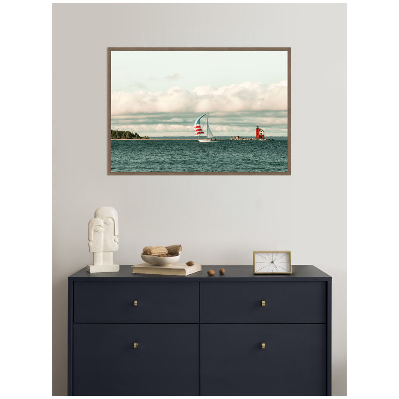 «Sail 6869» par Alicia Bock, reproduction d'art sur toile encadrée