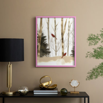 «Christmas Holiday Art CCL XXXVI», reproduction d'art encadrée - bois massif