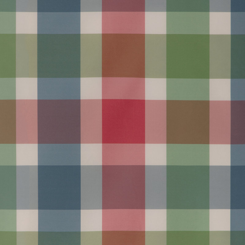 Verdun Plaid, Red/Blue/Green