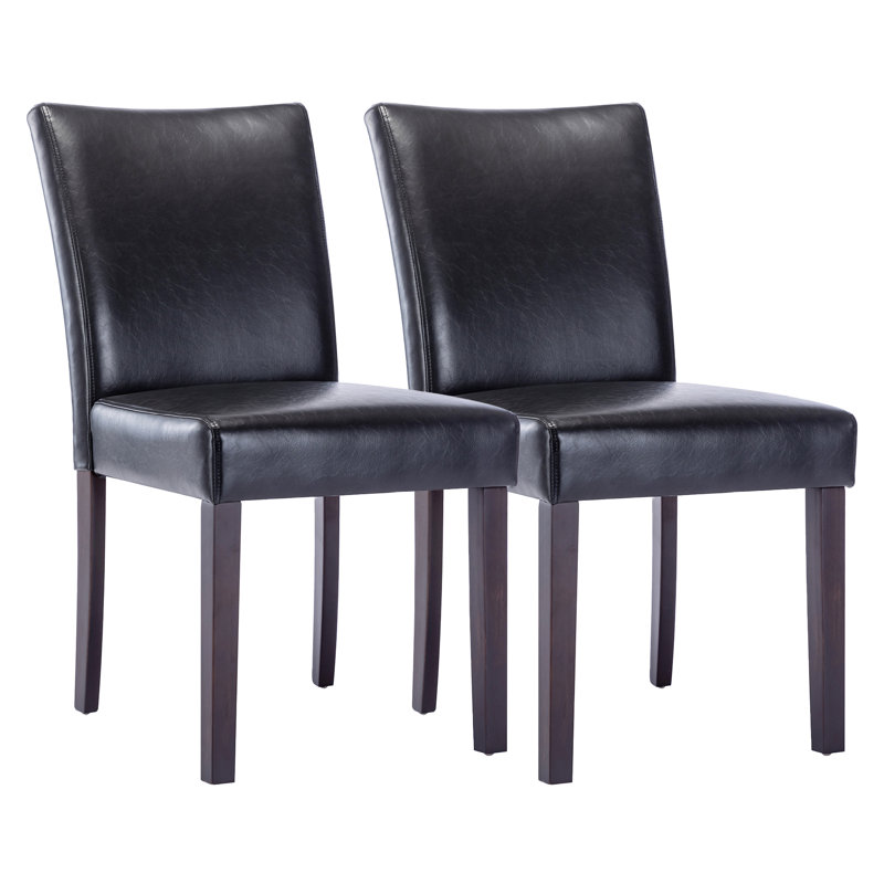 Chaise rembourrée Shurman, Noir