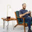 LuxeRay Simple Glass Globe Arched Table Lamp