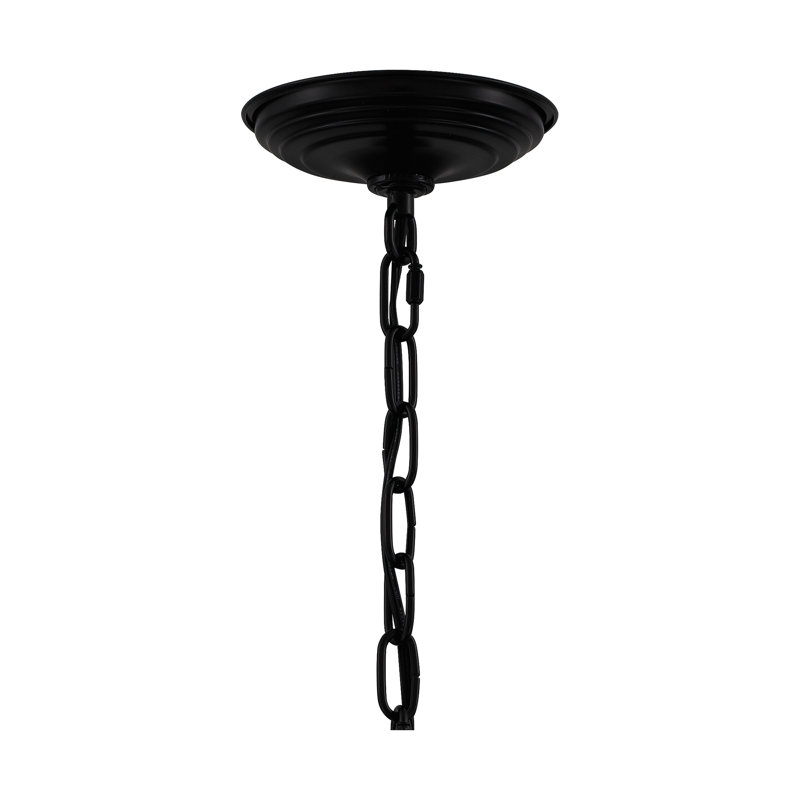 Aged Copper and Clear Glass 24" Indoor/Outdoor Pendant Light