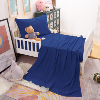 3PC Microfiber Crib Sheet Set