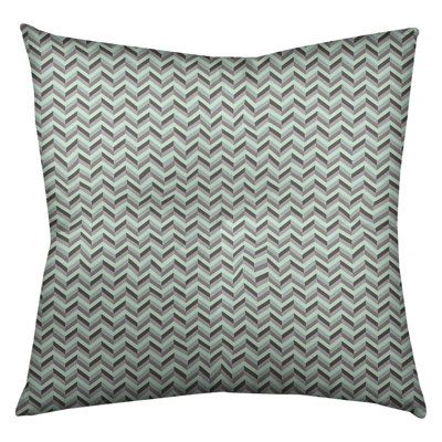 Katelyn Elizabeth Chevron Reversible Throw Pillow