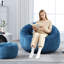 Fauteuil d'appoint en tonneau de compression et repose-pieds de 41,3 po Watban-1561056439