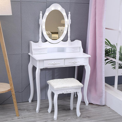Deitz Dressing Table with Mirror