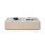 Table basse rectangulaire en bois manufacturé blanc-348591640