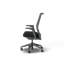 Chaise de bureau ergonomique en mailles chiffon HON, cadre gris anthracite, noir-123244281-123244277