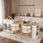 Expandable Kitchen Island With Dining Table, Power Outlet, 2 Drawers, Open Shelves And Movable Wheels-42574698