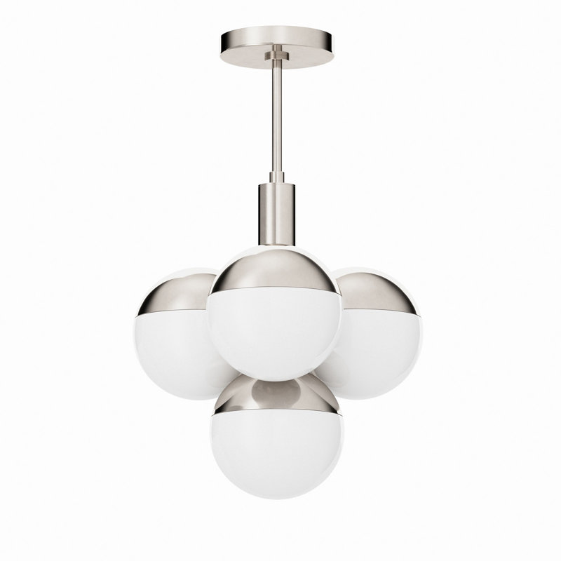 Oliver Pendant (Natural Brass), Polished Nickel