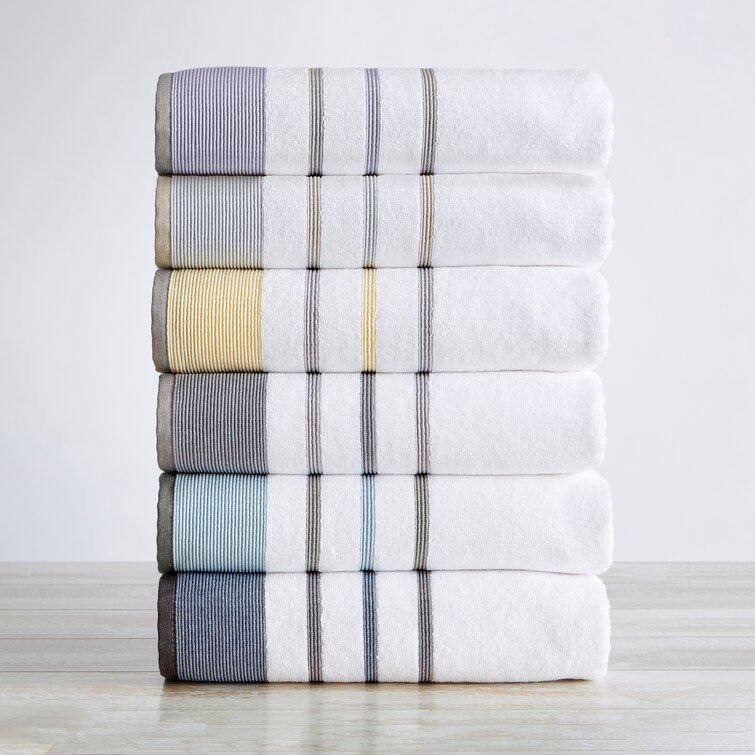 Latitude Run® Hundo 4 Piece 100% Cotton Bath Towel Set & Reviews