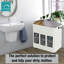 Fabric Rolling Laundry Basket with Handles-71296756
