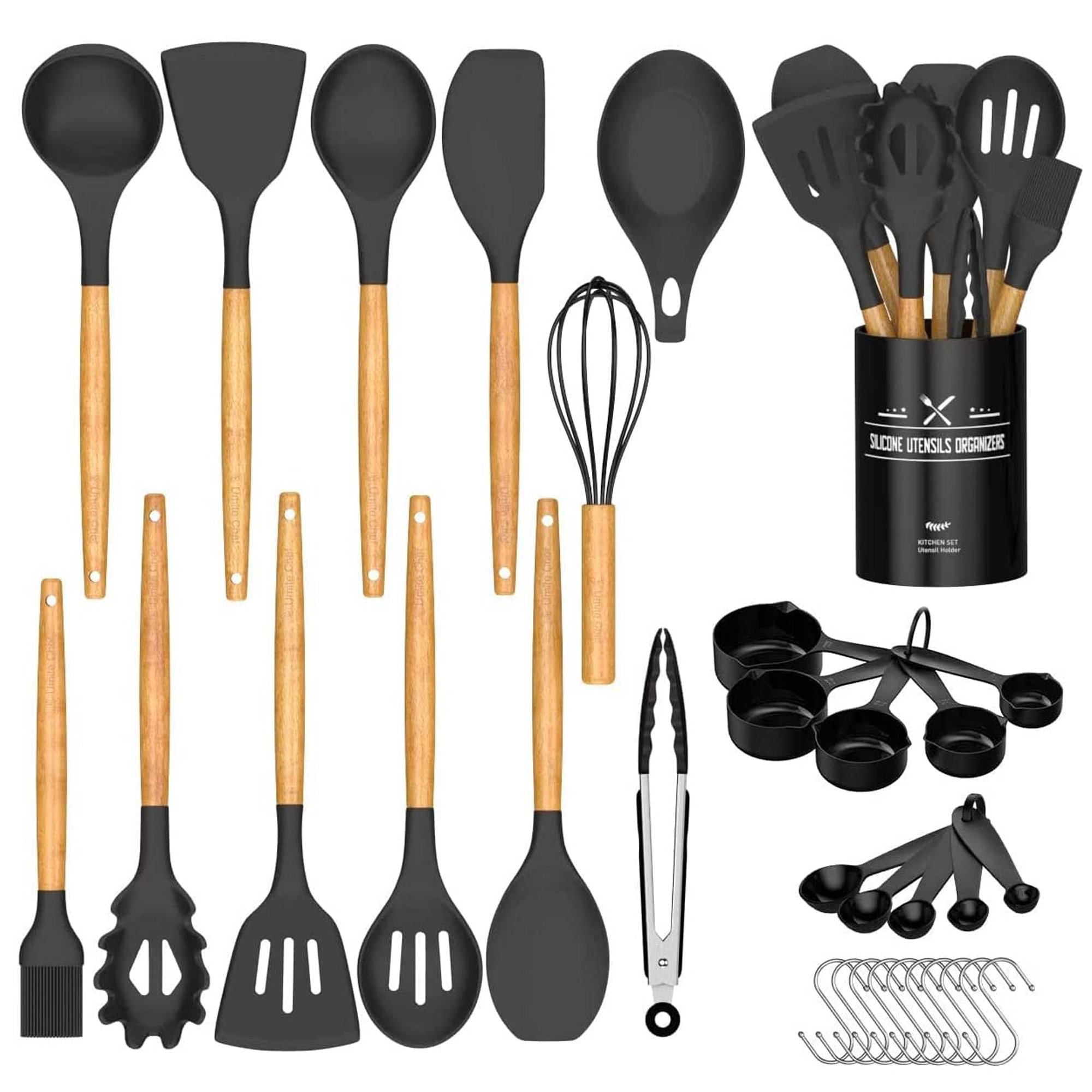 Dgpct 23 Piece Cooking Utensil Set With Utensil Crock Wayfair Canada 5846