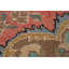 Tapis traditionnel rose rétro 10 x 13