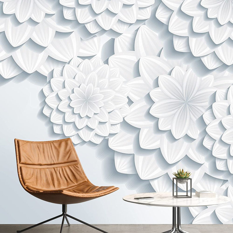 Adhésif mural géométrique à étoiles, L 144 po x l 100 po