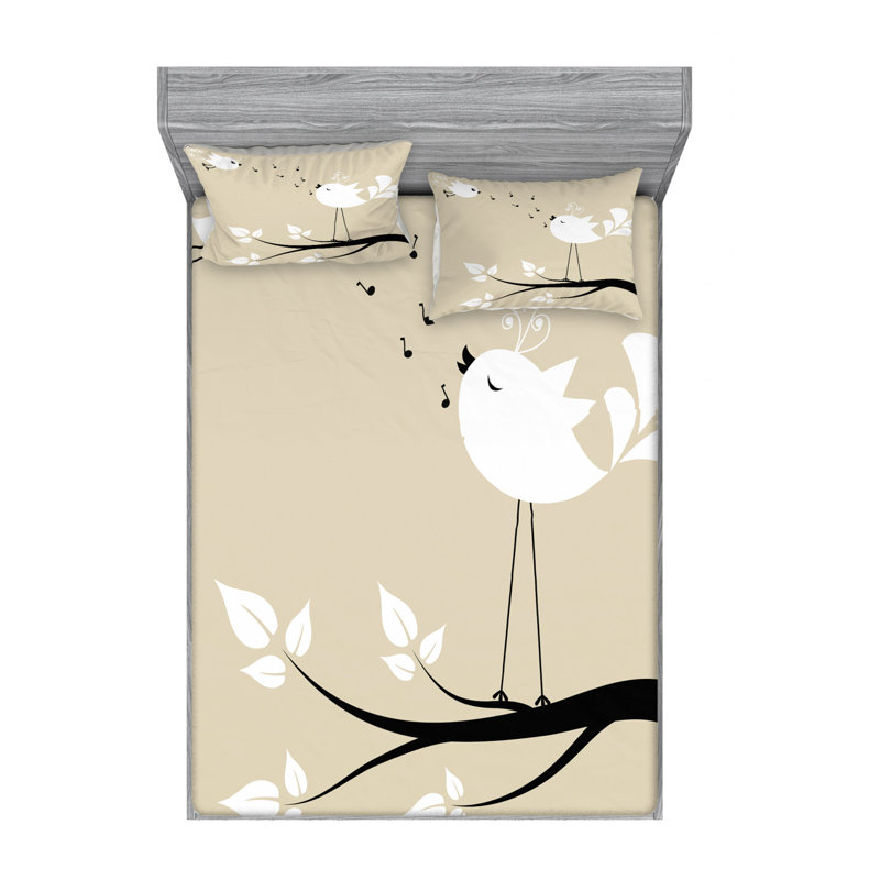Microfiber Sheet Set, Full Sheet Set with Fitted Sheet