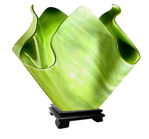 Lampe torchère noire 11,25 po Dale, Vert gazon