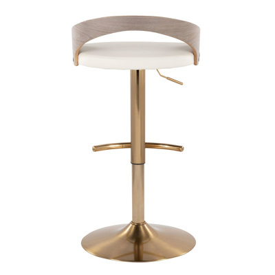 Tabouret de bar réglable avec pivot