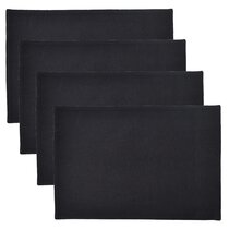 Dress4Tab Non Slip Placemats for Dinner Table Set of 4, Machine
