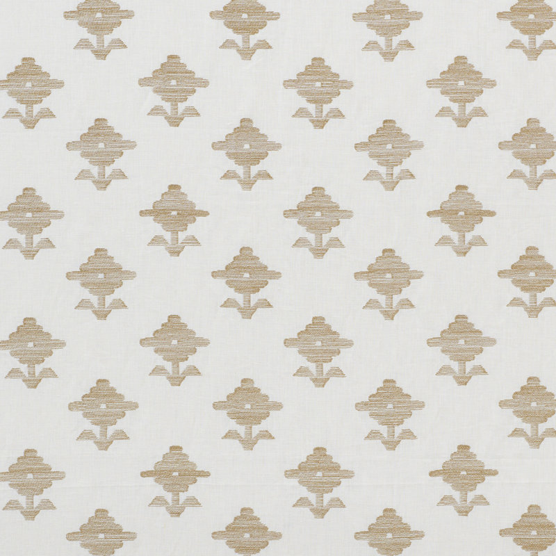 Tissu de broderie Rubia, Ivoire
