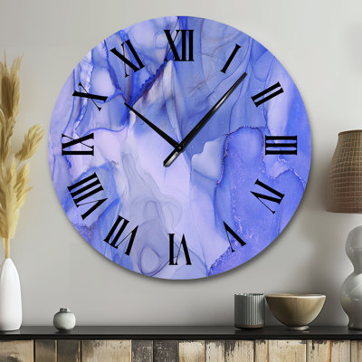 Tender Liquid Art I - Modern Wall Clock