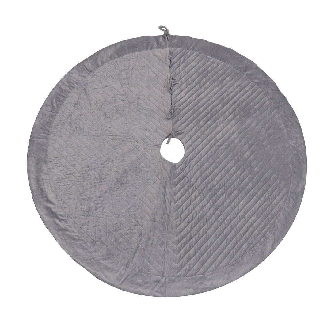 Quilted Velvet Tree Skirt HGTV Home Collection