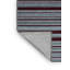 Tapis gris à rayures horizontales lavable à la machine-2127189775