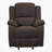 Madden Upholstered Glider Recliner in Brown