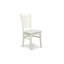 L'ensemble 3 pièces de table et chaises de cuisine contient une table de salle à manger rectangulaire avec Dropleaf et 2 chaises en tissu de lin, blanc lin-971727107-1012328560