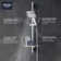 Eurocube Pressure Balance Rain Shower Set
