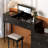 Makeup Vanity with Light mirror,9 drawers