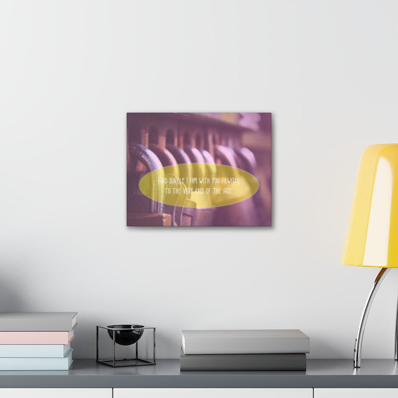 With You Always - Wrapped Canvas Print, 28cm H x 36cm W