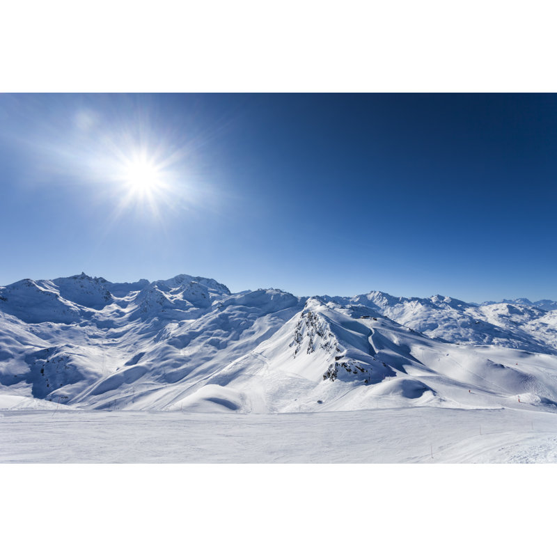 Ski Slopes by TadejZupancic - Wrapped Canvas Print, 61cm H x 91cm W