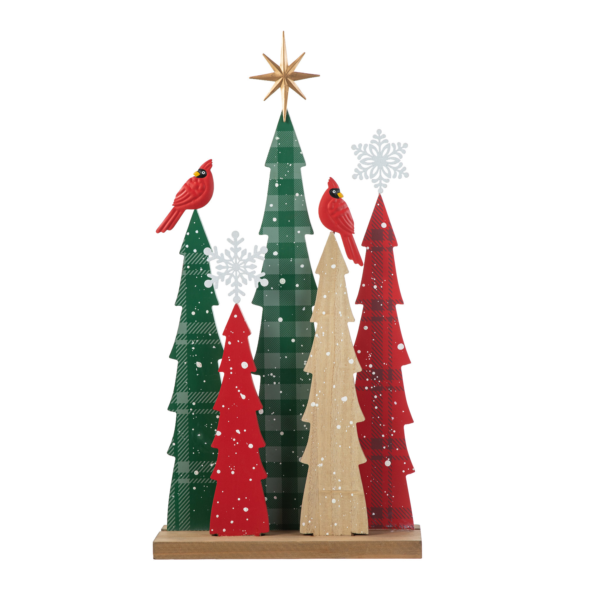 The Holiday Aisle® 23.5"H Christmas Tree Table Décor & Reviews | Wayfair