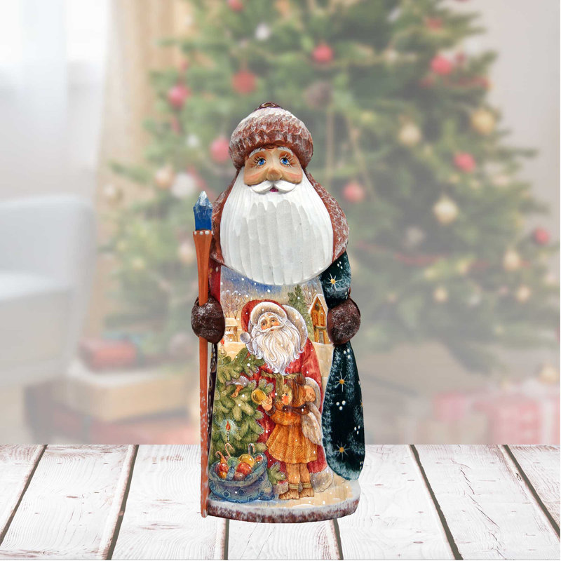 Figurines de Noël sculptées à la main