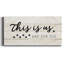 This is us and the dog - Impression sur toile tendue-293675487