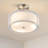 3-Light Semi-Flush Mount Light-1391360808