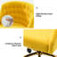 Chaise de travail en velours Doreen-1216894330