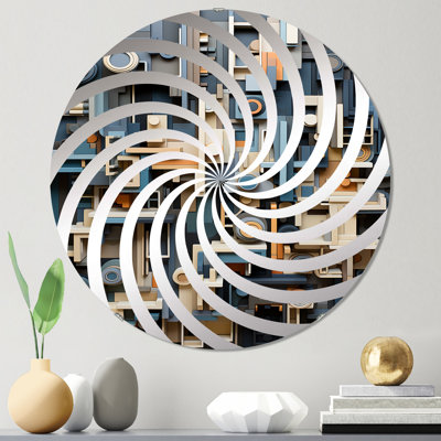 Miroir mural rond