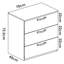 Aalana 3 - Drawer Rectangle Accent Chest