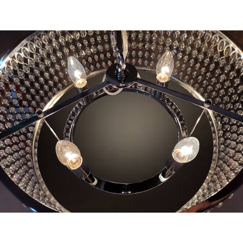 Nyx 4 - Light Chrome Drum Pendant